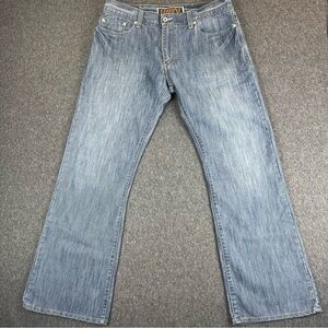 Levis Jeans Mens 36x32 527 Low Bootcut T Flap Med Wash Denim Western Cowboy Y2K